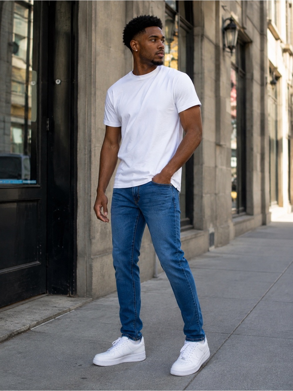 Copper & Oak Jeans Men’s Straight Fit Blue Denim Jeans Size 32x32